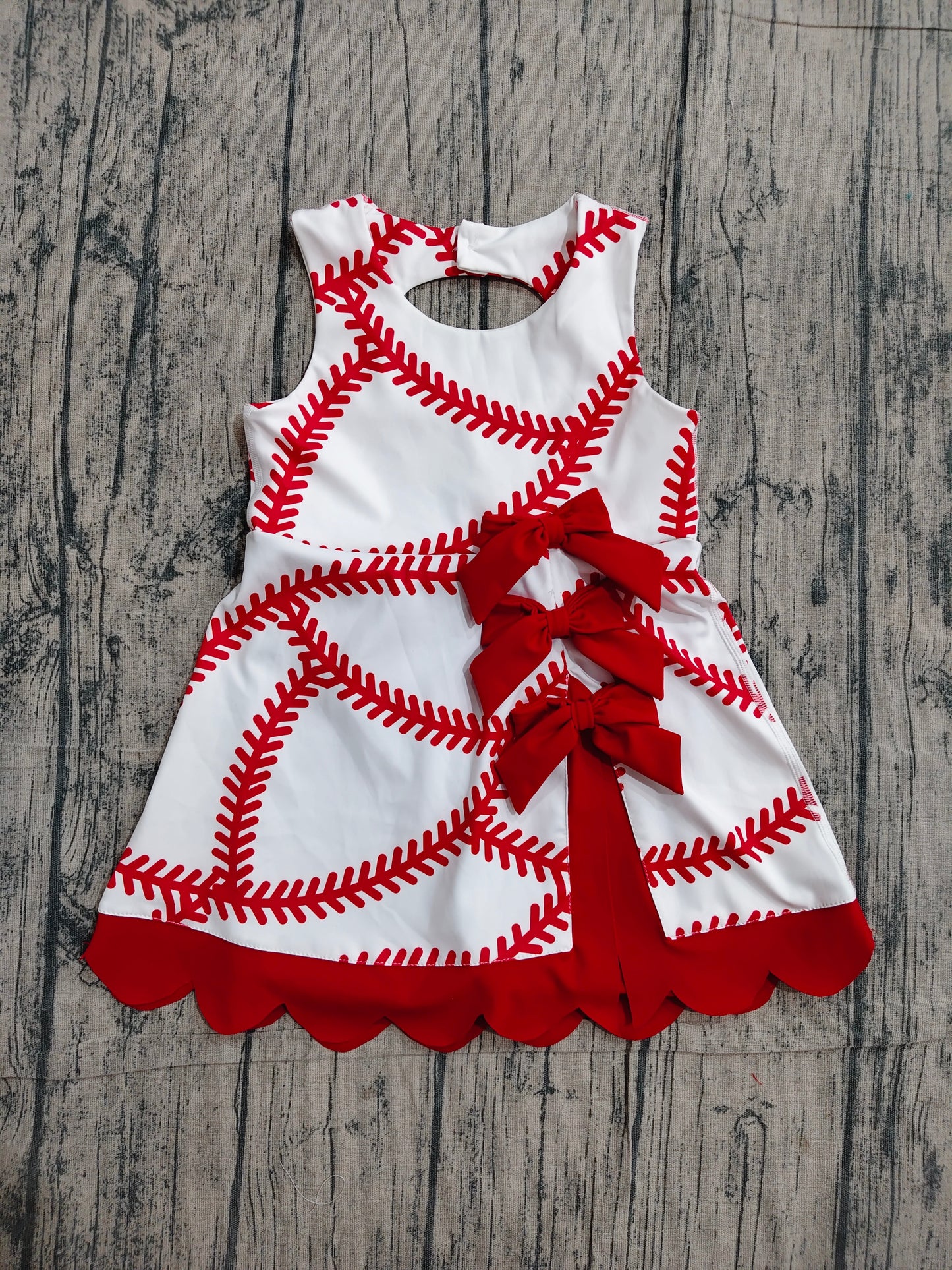 Baseball design girls summer yoga dress preorder