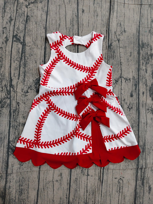 Baseball design girls summer yoga dress preorder