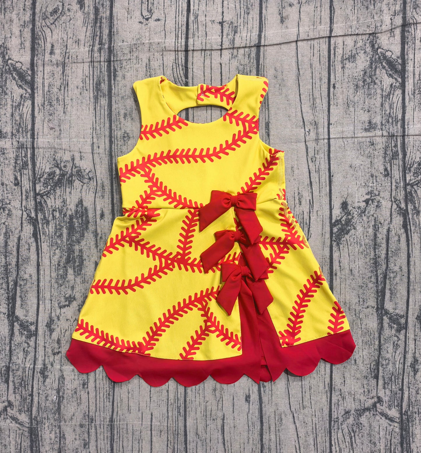 Softball design girls summer yoga dress preorder