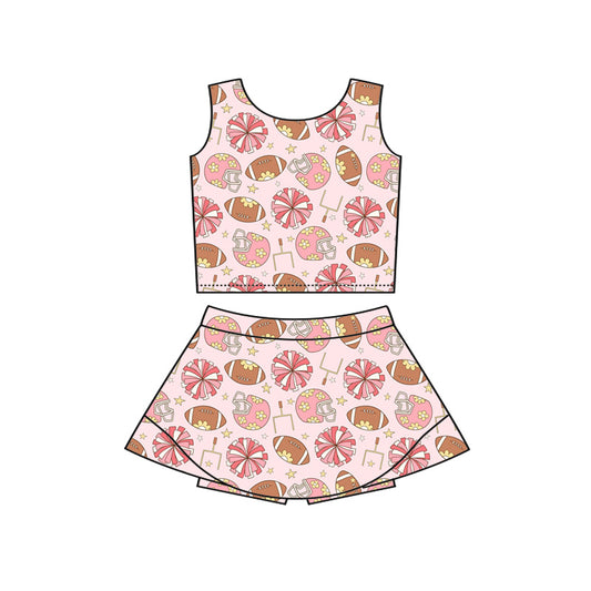 Football design girls summer yoga dress preorder