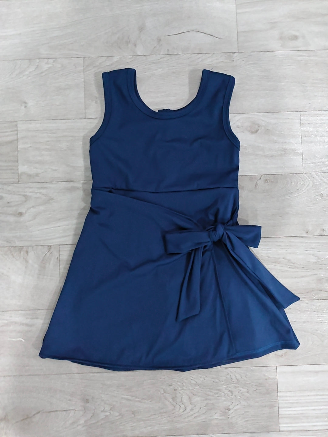 Toddle girls navy  color design summer yoga dress preorder