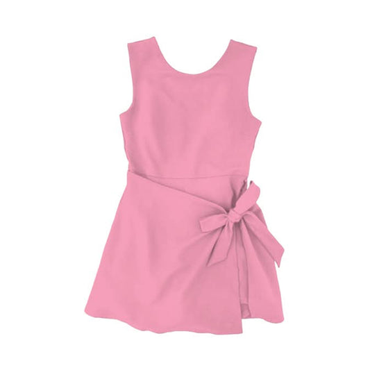 Toddle girls pink color design summer yoga dress preorder