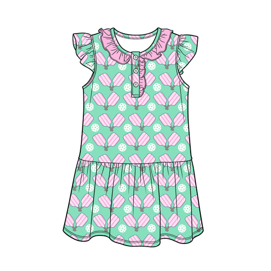 Pickleball design girls summer dress preorder