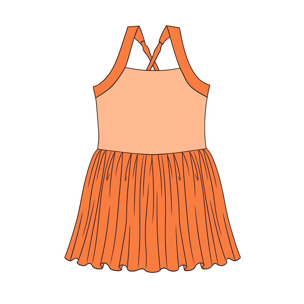 Princess print girls summer yoga dress preorder