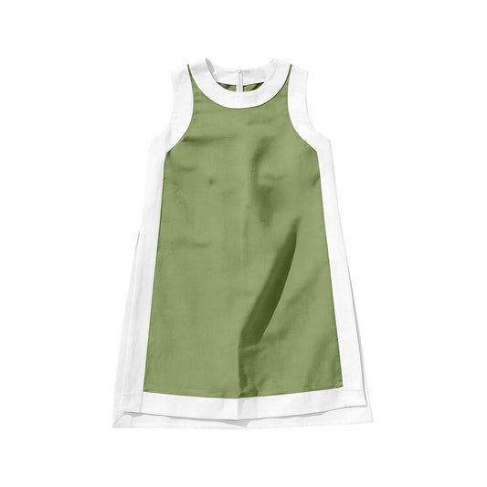 Green color girls summer yoga dress preorder