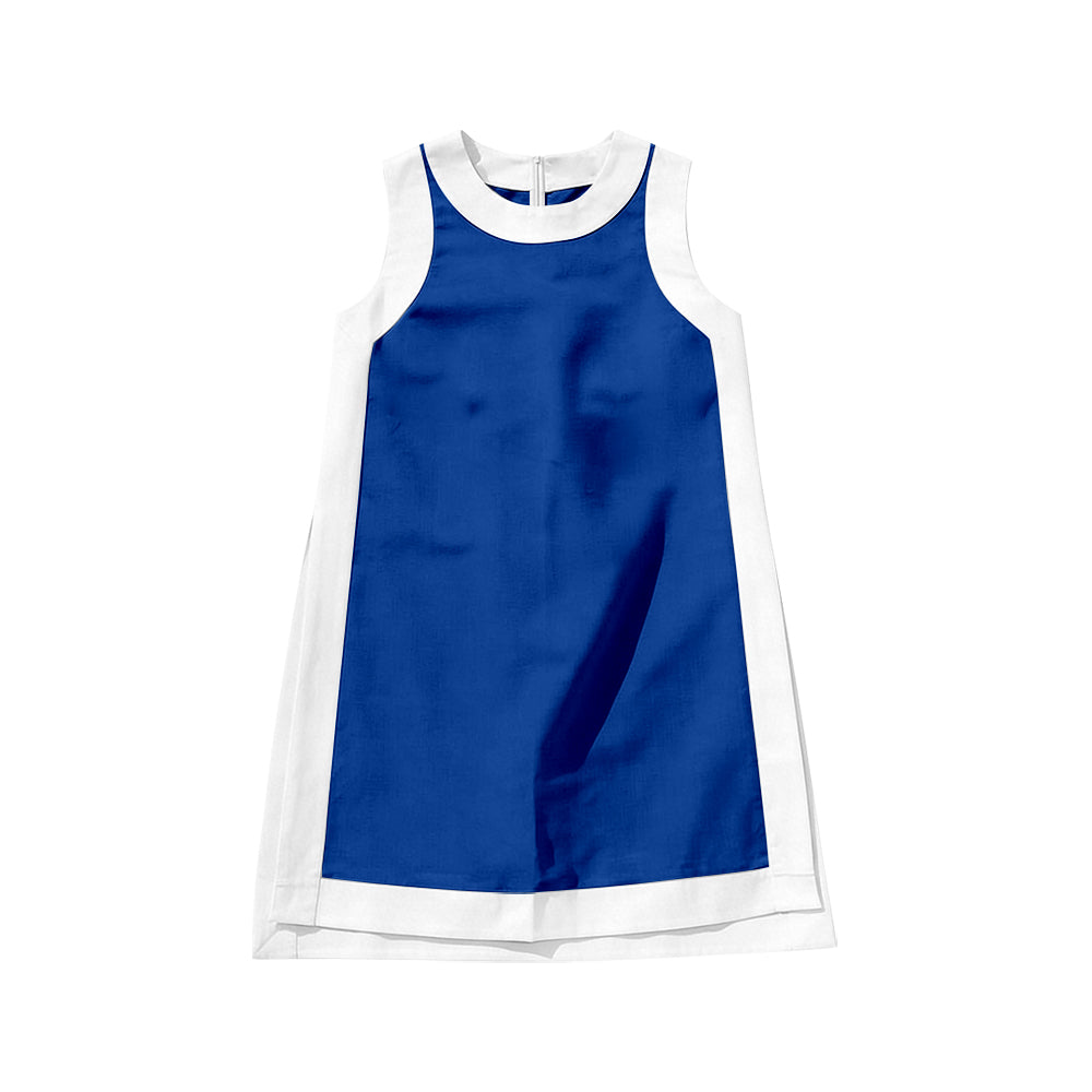 Dark blue color girls summer yoga dress preorder