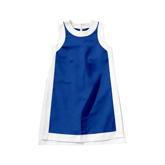 Dark blue color girls summer yoga dress preorder