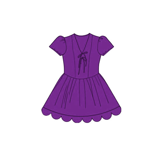 Lavender color girls summer dress preorder