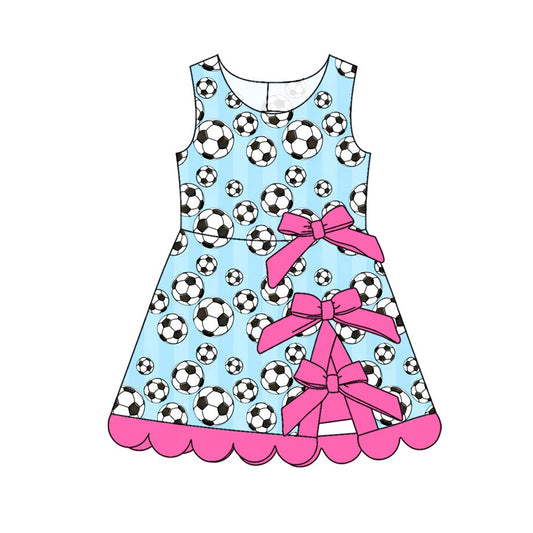 Football print girls summer yoga dress preorder