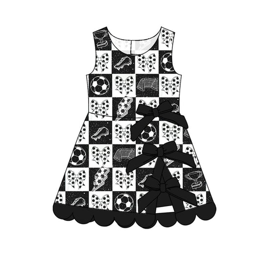 Football print girls summer yoga dress preorder