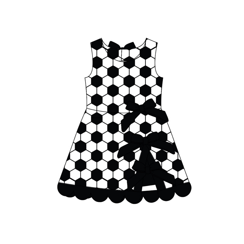 Football print girls summer yoga dress preorder