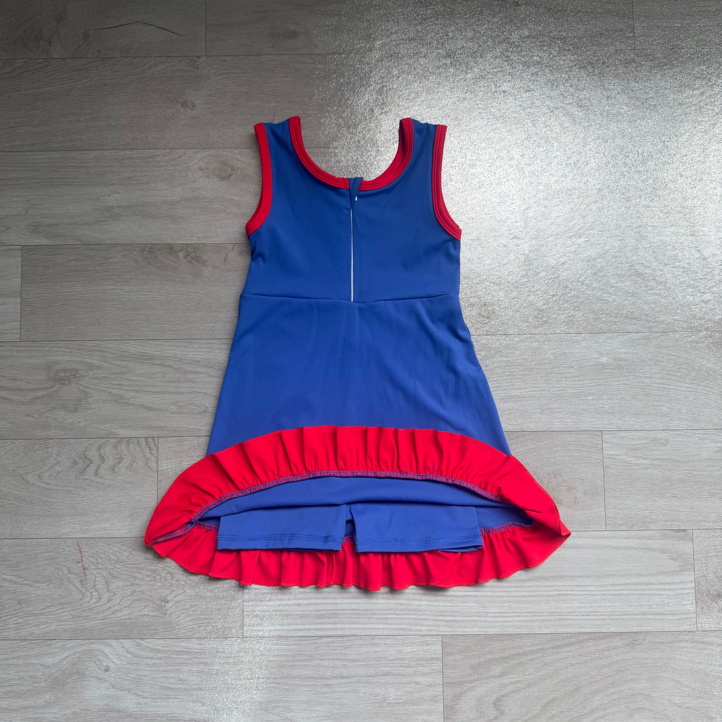Navy red color girls summer yoga dress preorder