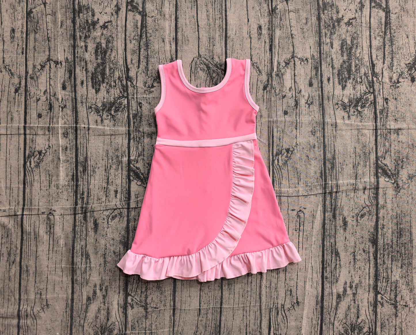 Pink color girls summer yoga dress preorder