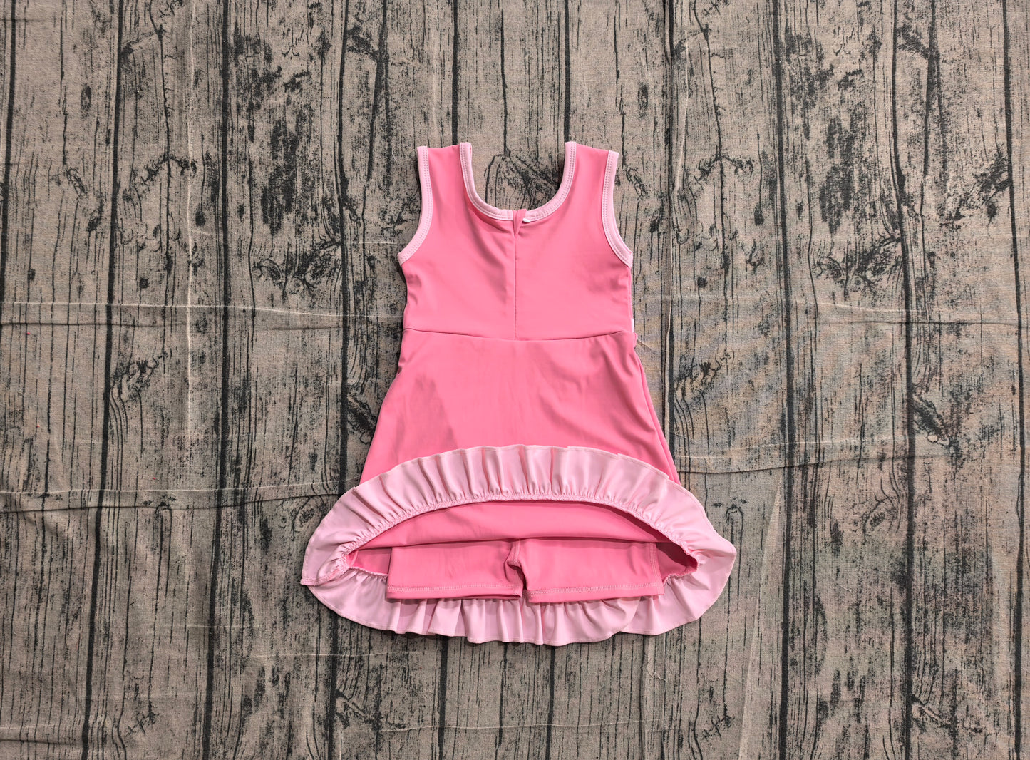 Pink color girls summer yoga dress preorder
