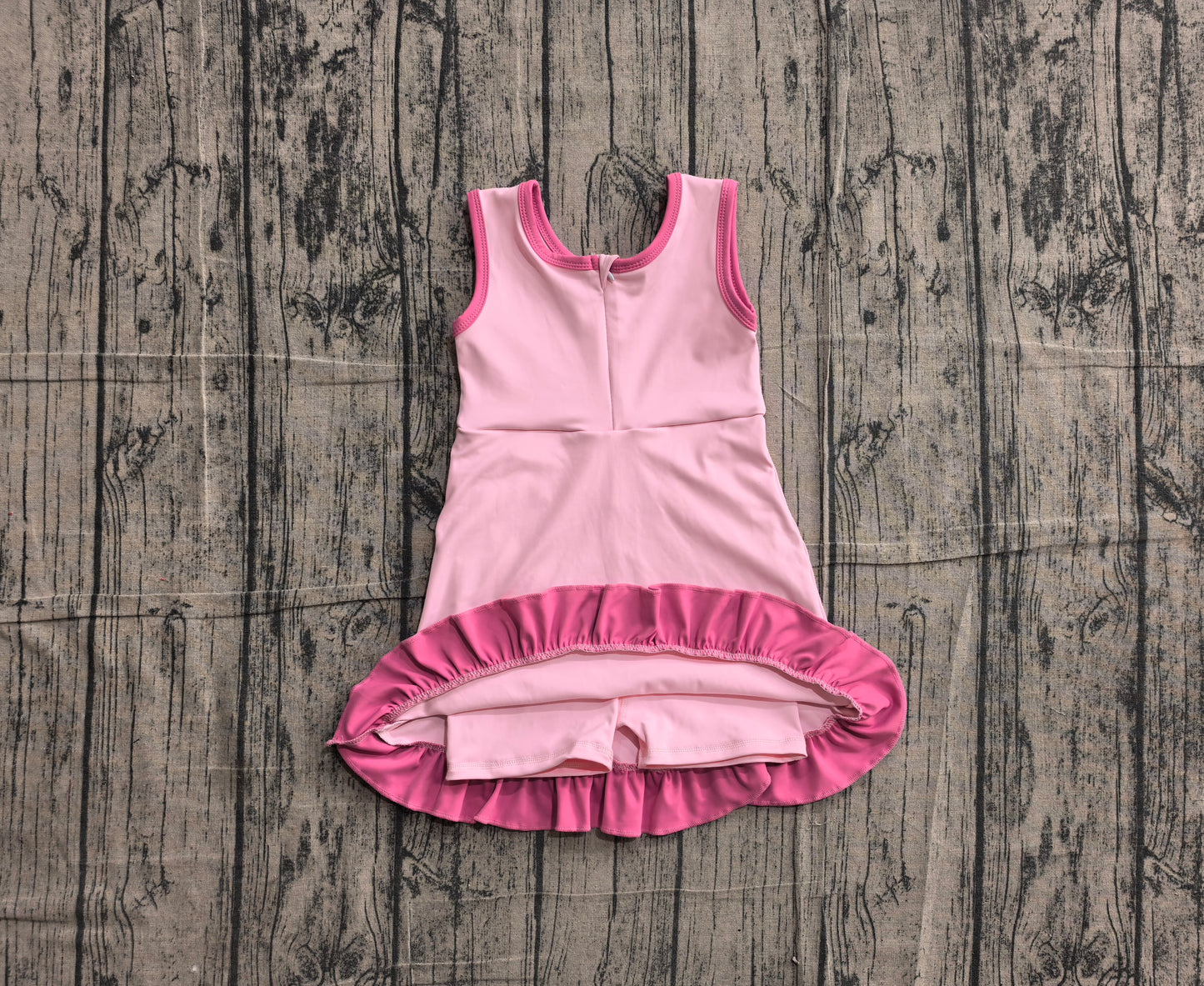Hot pink color girls summer yoga dress preorder