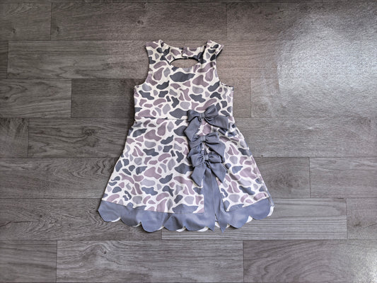 Grey camo color girls summer yoga dress preorder