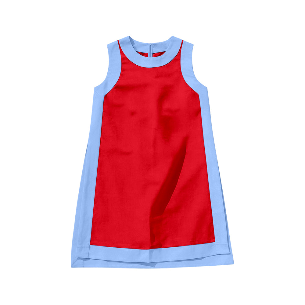 Red color girls summer yoga  dress preorder