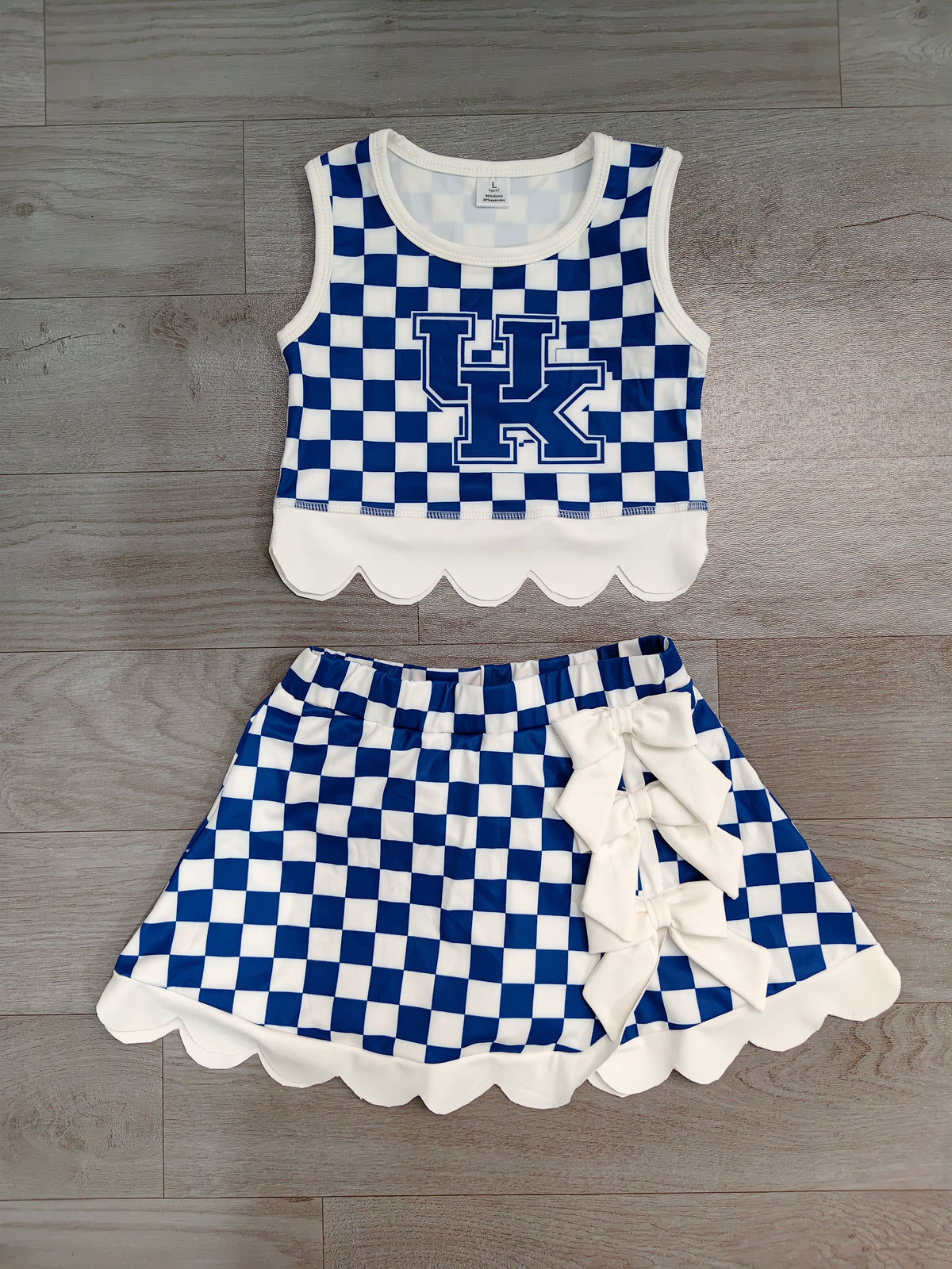 baby girls  sleeveless TEAM yoga top matching skorts yoga clothing set preorder