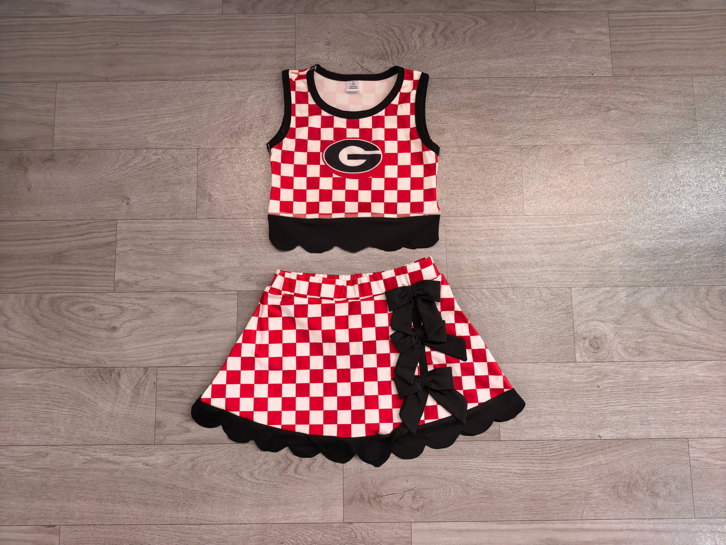 baby girls sleeveless georgia yoga top matching skorts yoga clothing set preorder