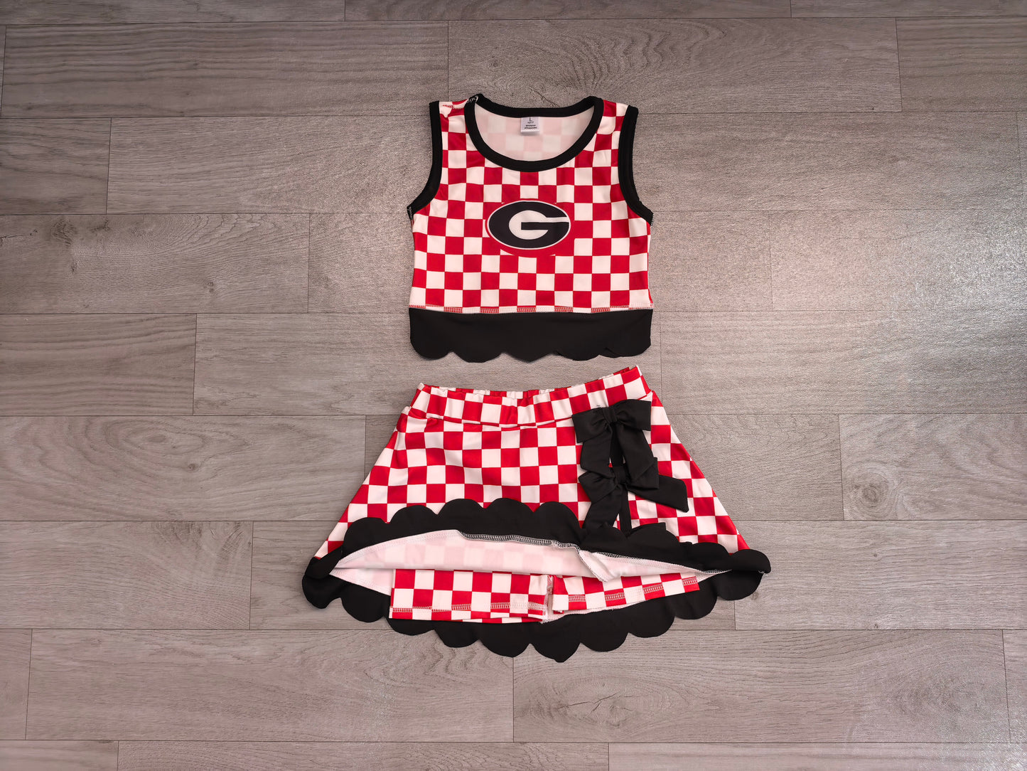 baby girls sleeveless georgia yoga top matching skorts yoga clothing set preorder