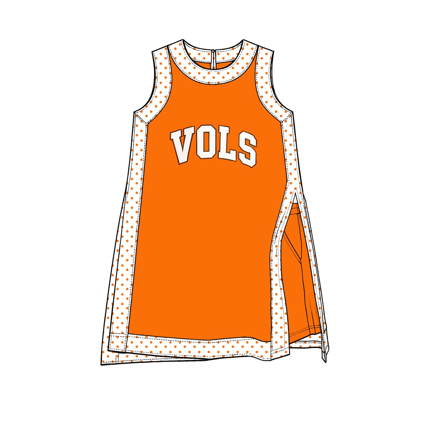 Vols color girls summer yoga design dress preorder