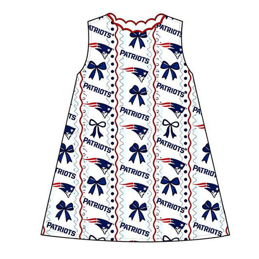 PATRIOTS girls sleeveless dress preorder