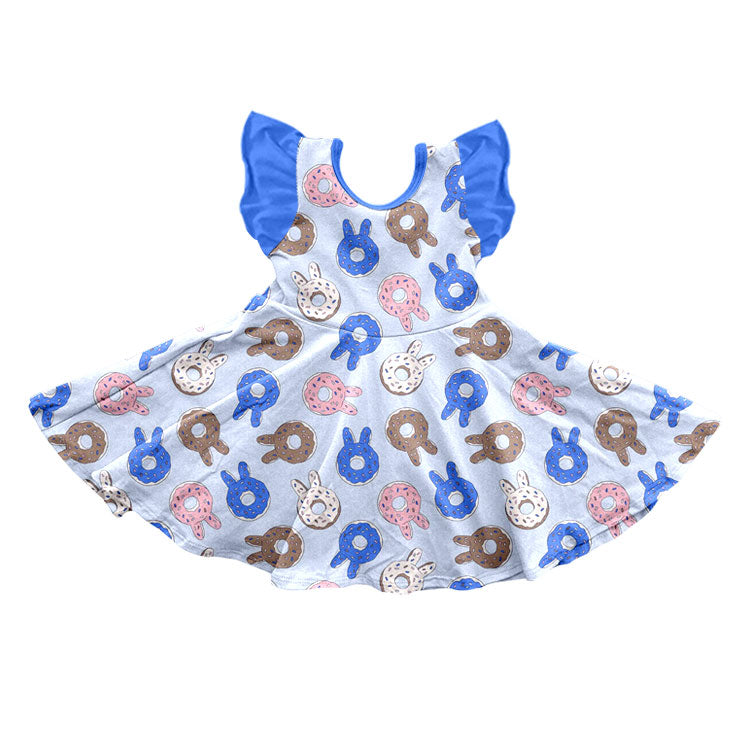 Easter bunny girls short sleeve dress preorder