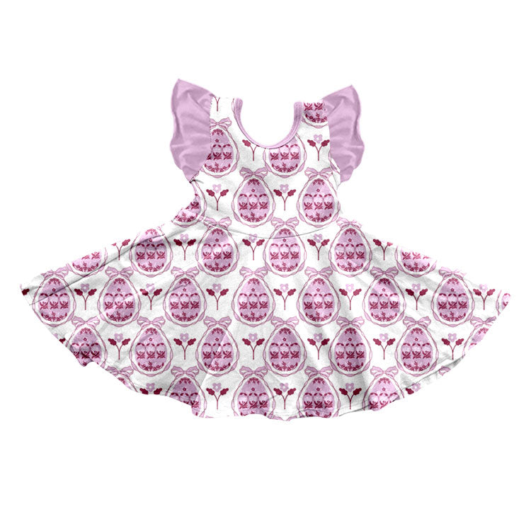 Easter bunny girls short sleeve dress preorder