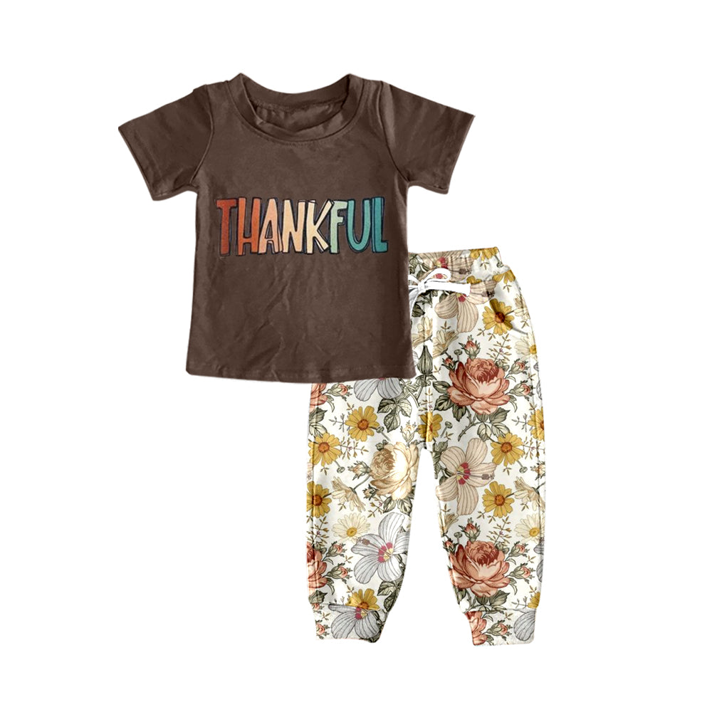 Thankful baby boy clothing set preorder