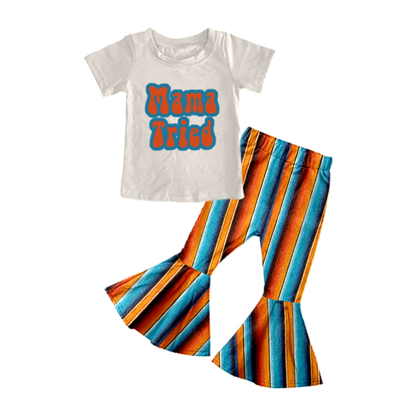 Mama tried summer bell bottoms pants clothing set preorder