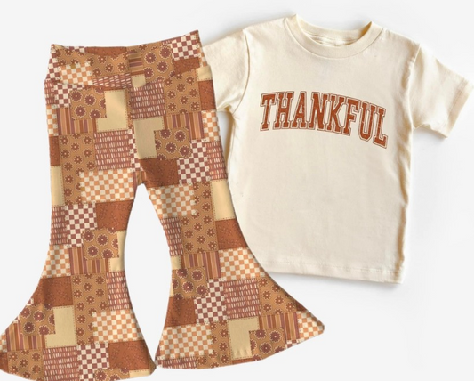 wholesale kids Thankful clothing set preorder