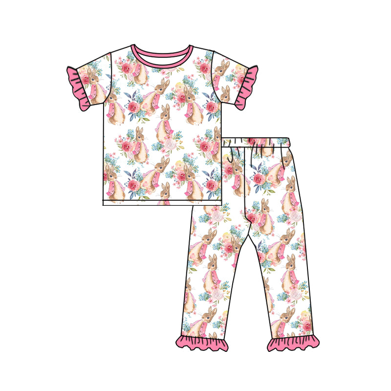 Easter carrot baby girl clothing set preorder