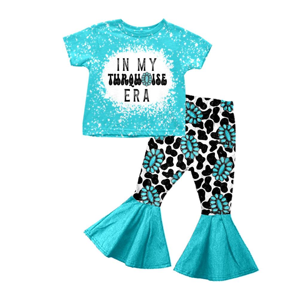 in my turquoise ear baby girls bell bottoms outfit preorder