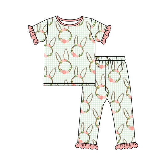 easter bunny short sleeve top matching pants outfit preorder