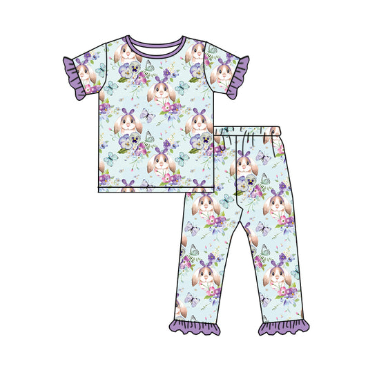 easter bunny floral clothing set preorder