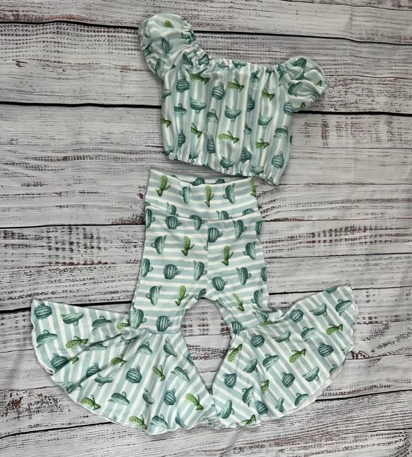 wholesale girls western cactus outfit preorder
