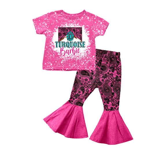 turquoise pink doll western clothing set preorder