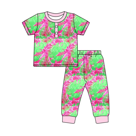 Adult rainbow print short sleeve outfit preorder