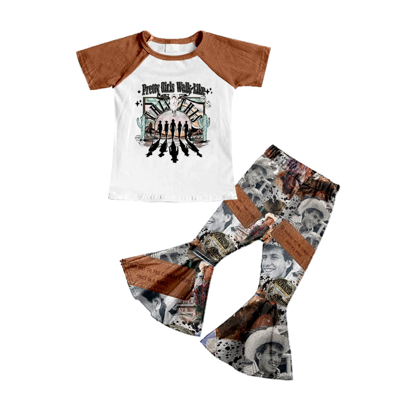 pretty girl walk like this popular singer bell bottoms outfit preorder
