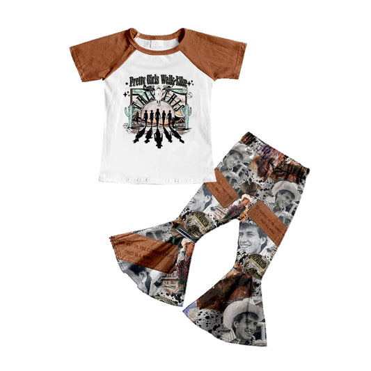 pretty girl walk like this popular singer bell bottoms outfit preorder