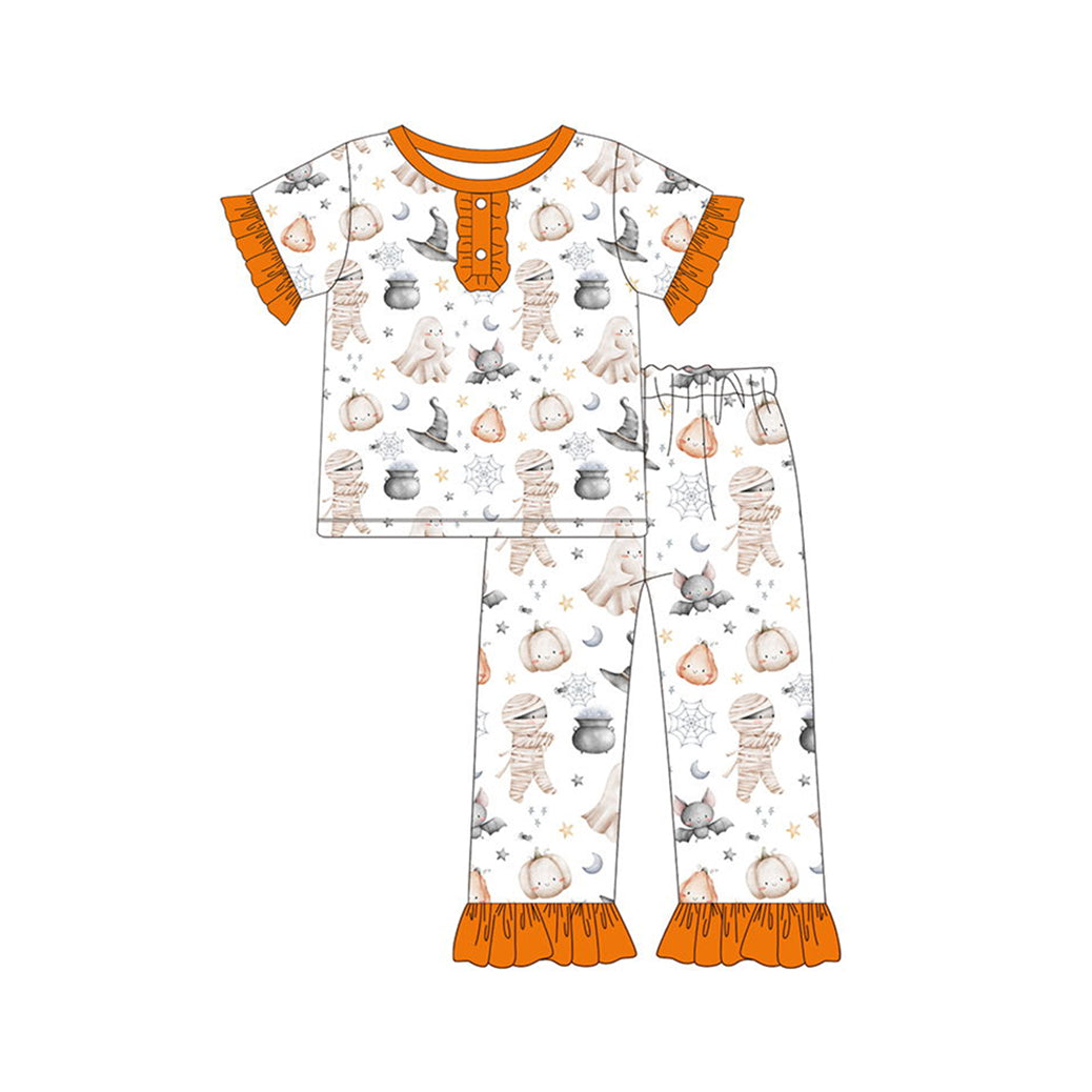 halloween ghost baby girl clothing set preorder