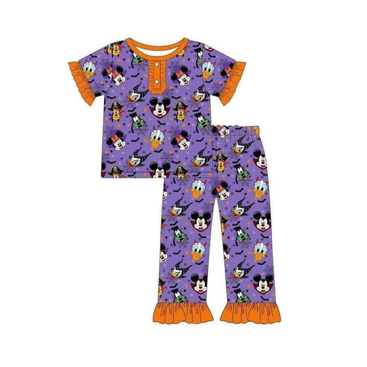 baby girl clothes halloween cartoon spider short sleeve outfit preorder