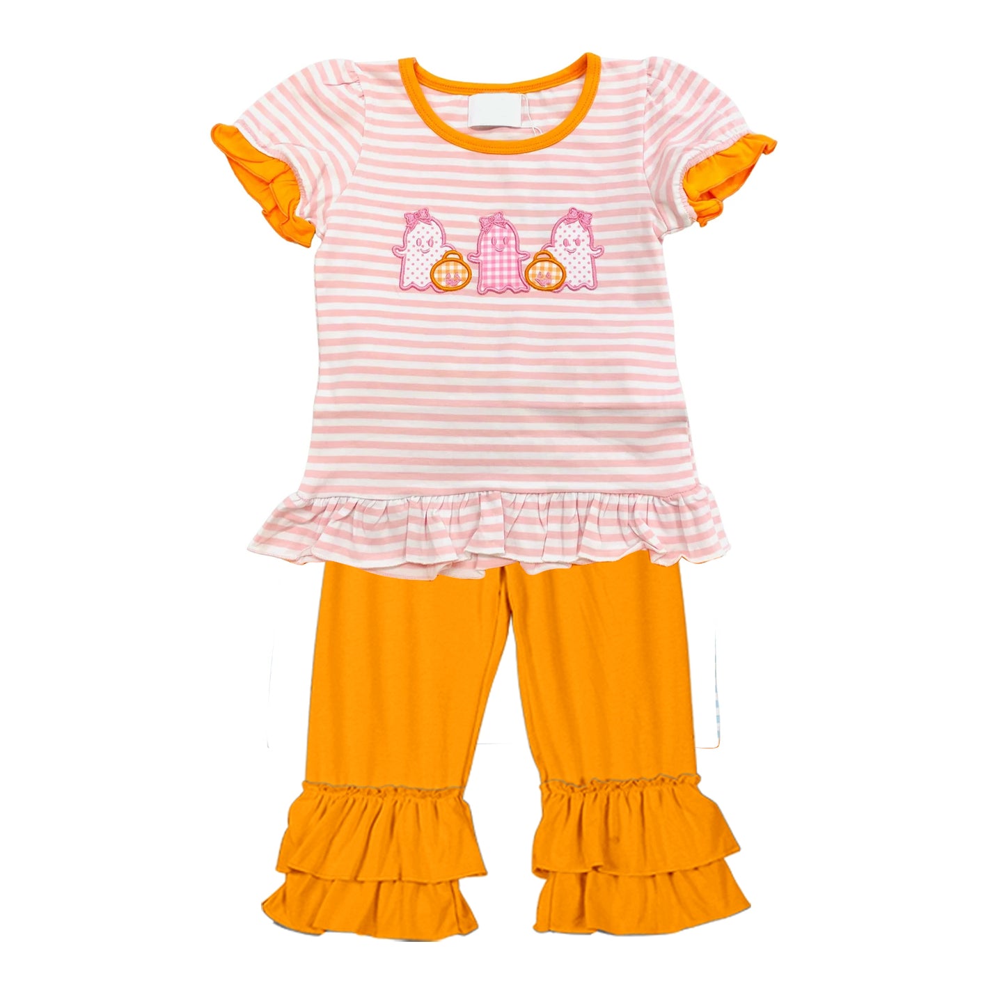 toddle baby girl halloween ghost pumpkin clothes preorder