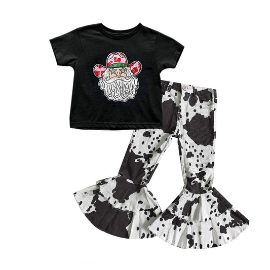 Cowgirl Western Santa Baby Top Cowhide Jeans Bell Bottom Clothes Preorder