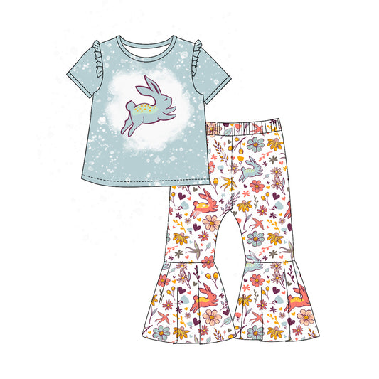 Easter bunny top matching bell bottoms clothes preorder