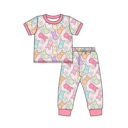 Easter bunny baby girls outfit preorder