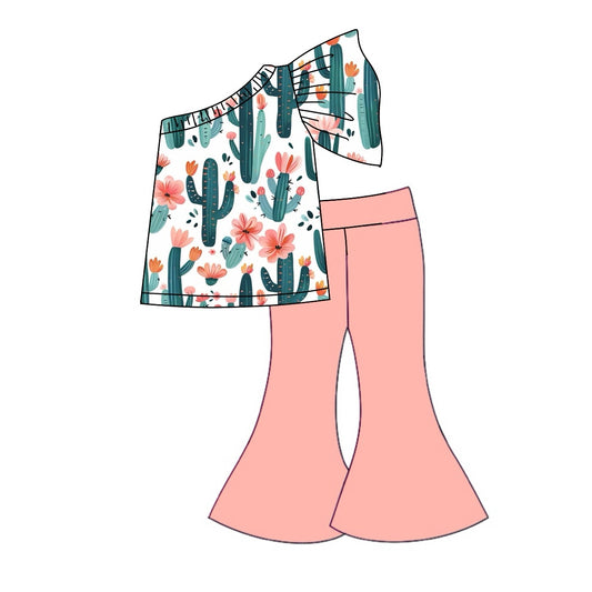 Cowgirl western cactus print matching outfit preorder