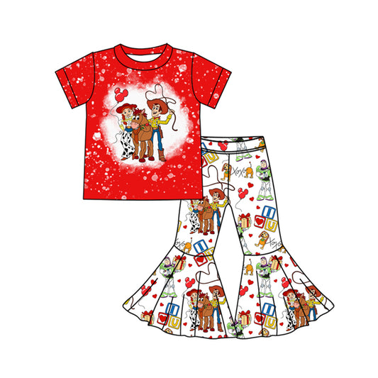 Velentines day cartoon story baby girls clothes preorder