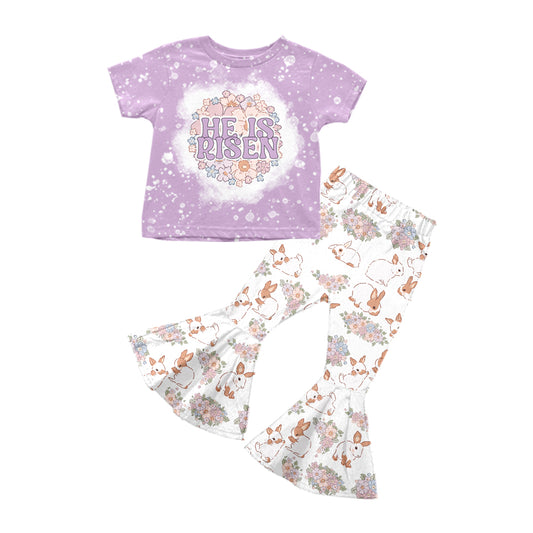 Baby girl he is risen Easter outfit preorder