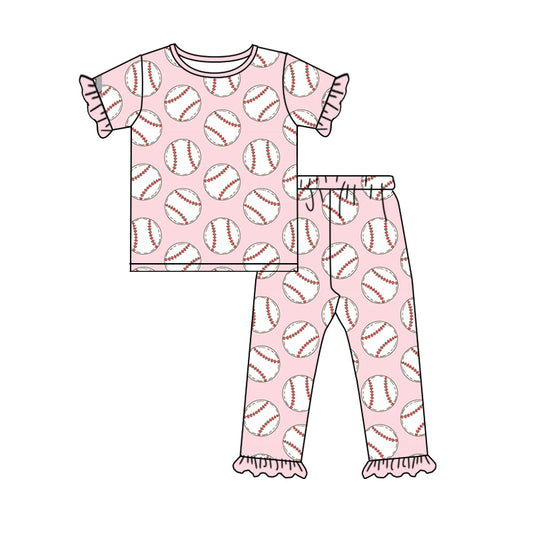 baby girl pink baseball outfit preorder